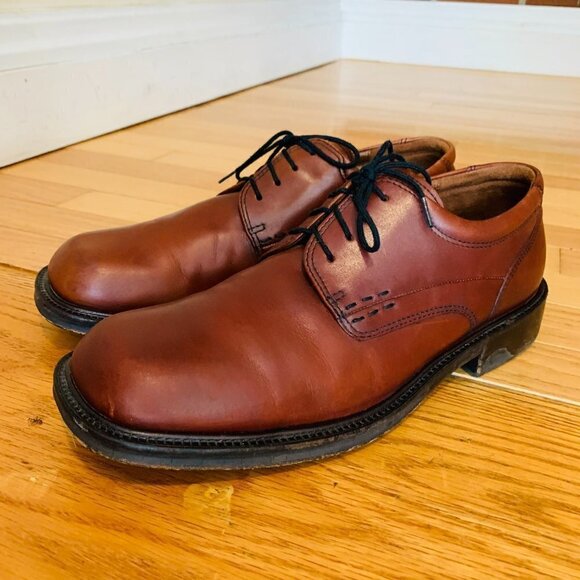 Men\'s Ecco City Lace Up Oxfords Leather Dress Shoes Size US 8.5 EUR 42 main image 7